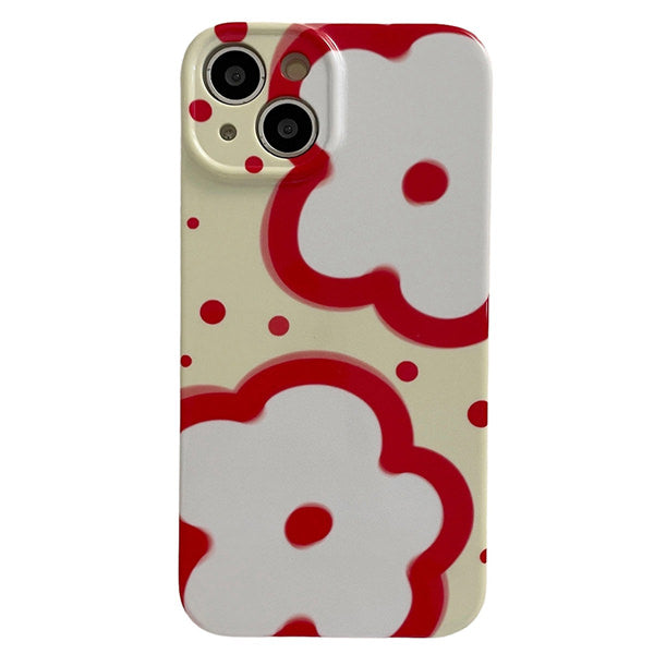 Red Flowers iPhone Case