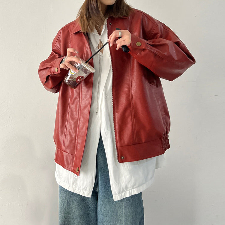 Red Leather Jacket