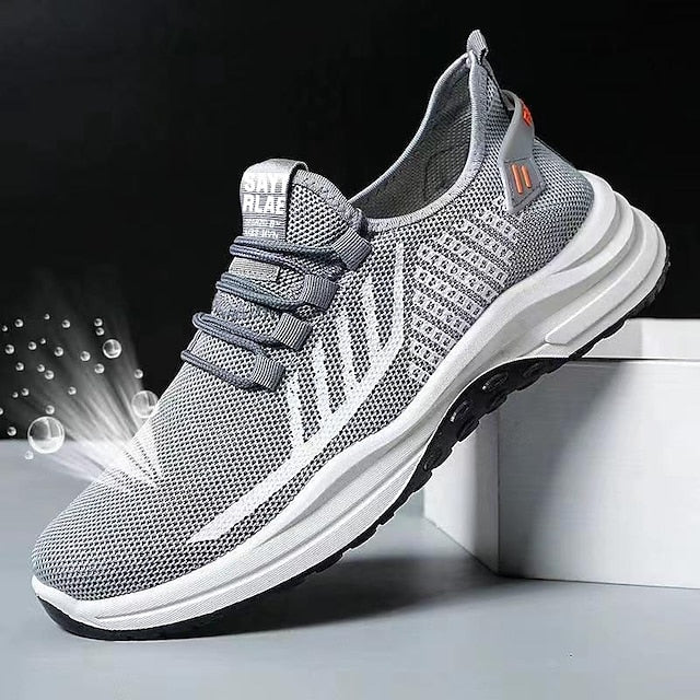 Men's Sneakers Casual Shoes Sporty Look Flyknit Shoes