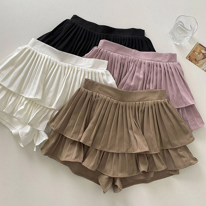 Sweet Ruffle Mini Skirt