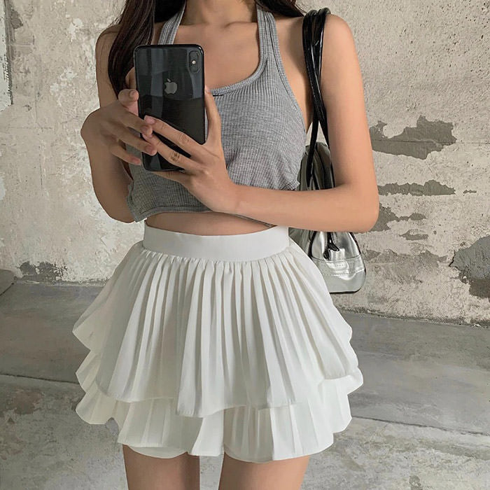 Sweet Ruffle Mini Skirt