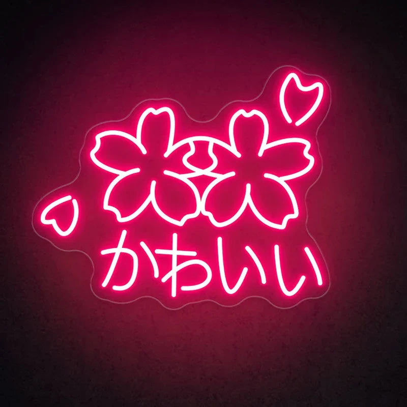 Sakura Flower Kawaii Neon Sign