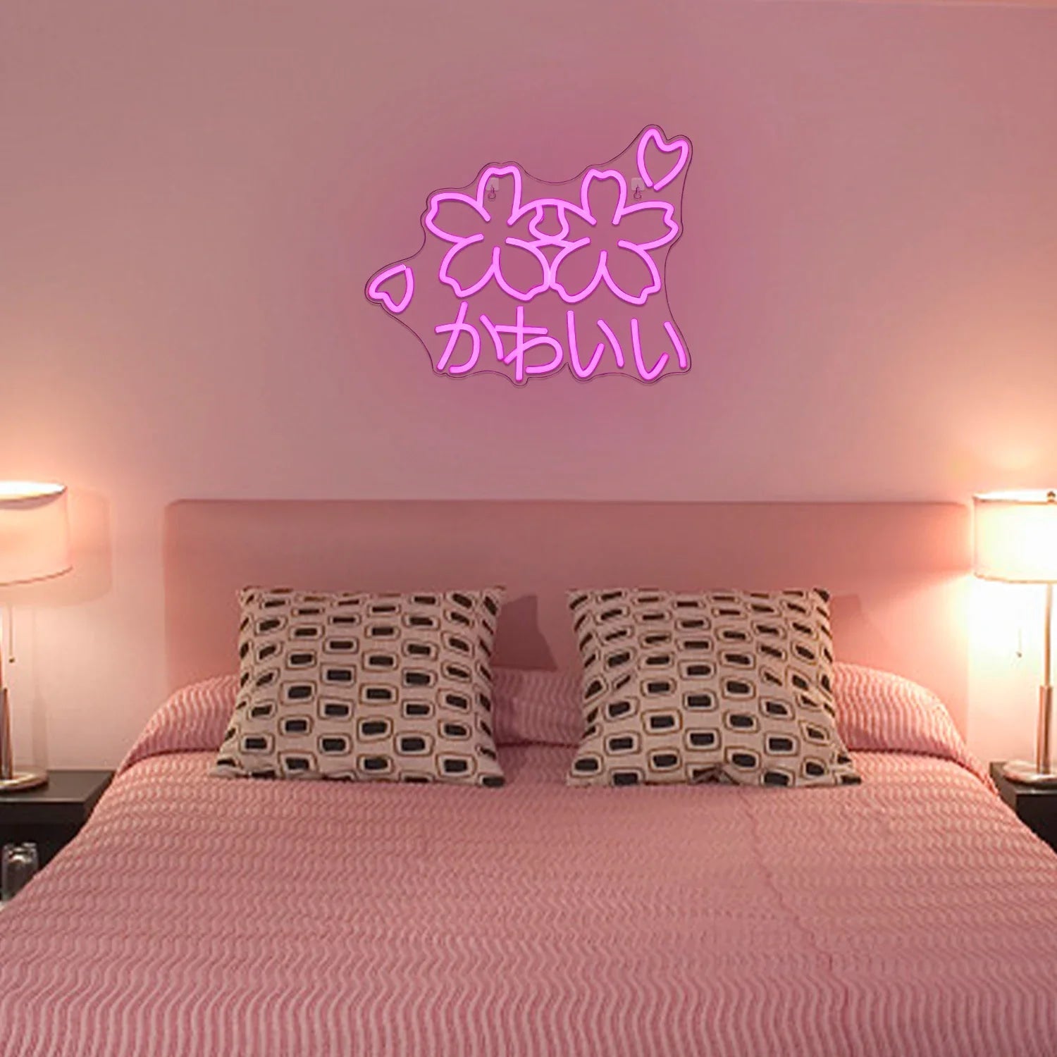 Sakura flower kawaii neon sign - decoration - display lights - kawaii - led - light up sign