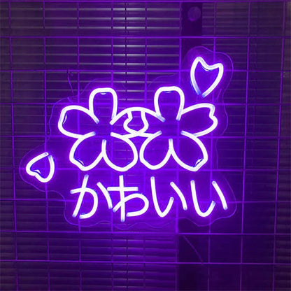 Sakura Flower Kawaii Neon Sign
