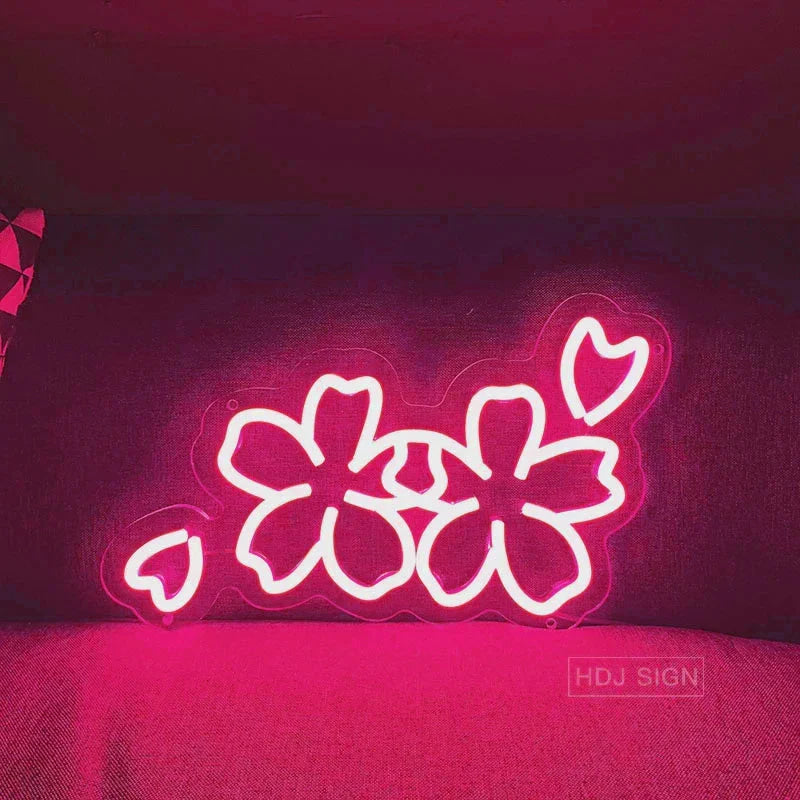 Sakura Flower Kawaii Neon Sign