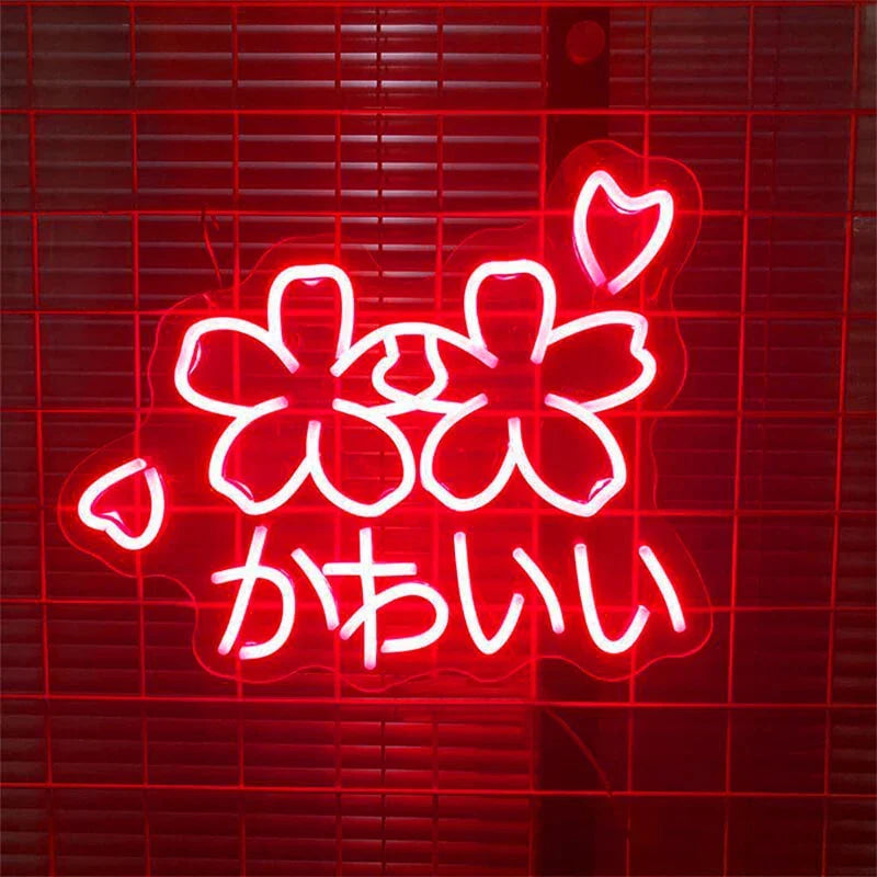 Sakura Flower Kawaii Neon Sign