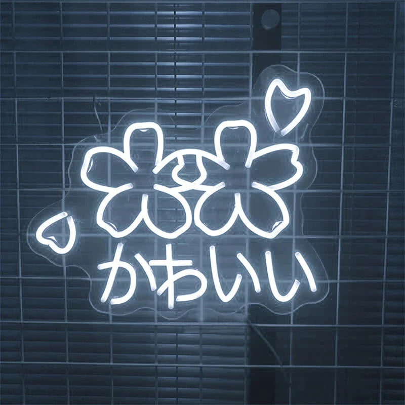 Sakura Flower Kawaii Neon Sign