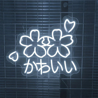 Sakura Flower Kawaii Neon Sign