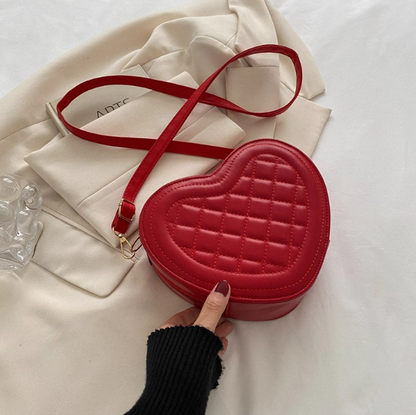 Casual Red Handbag Shoulder Bag