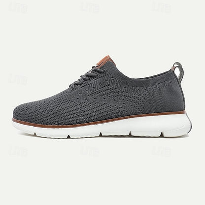 Men's Lightweight Breathable Knit Sneakers - Casual