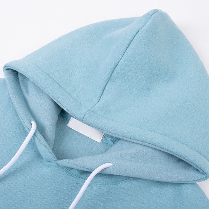 Simply Blue Oversized Hoodie - Hoodie