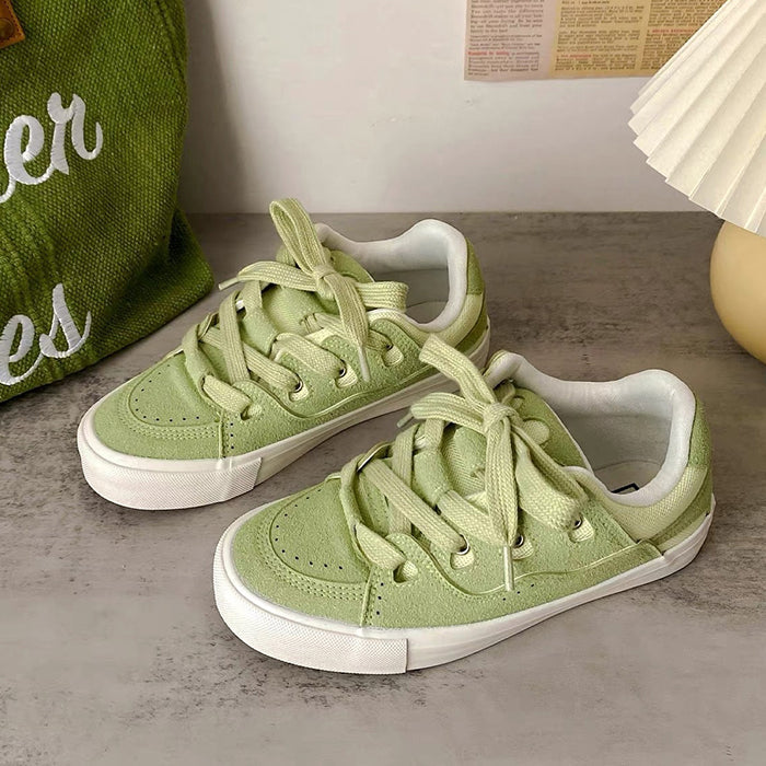 Light Green Skater Sneakers