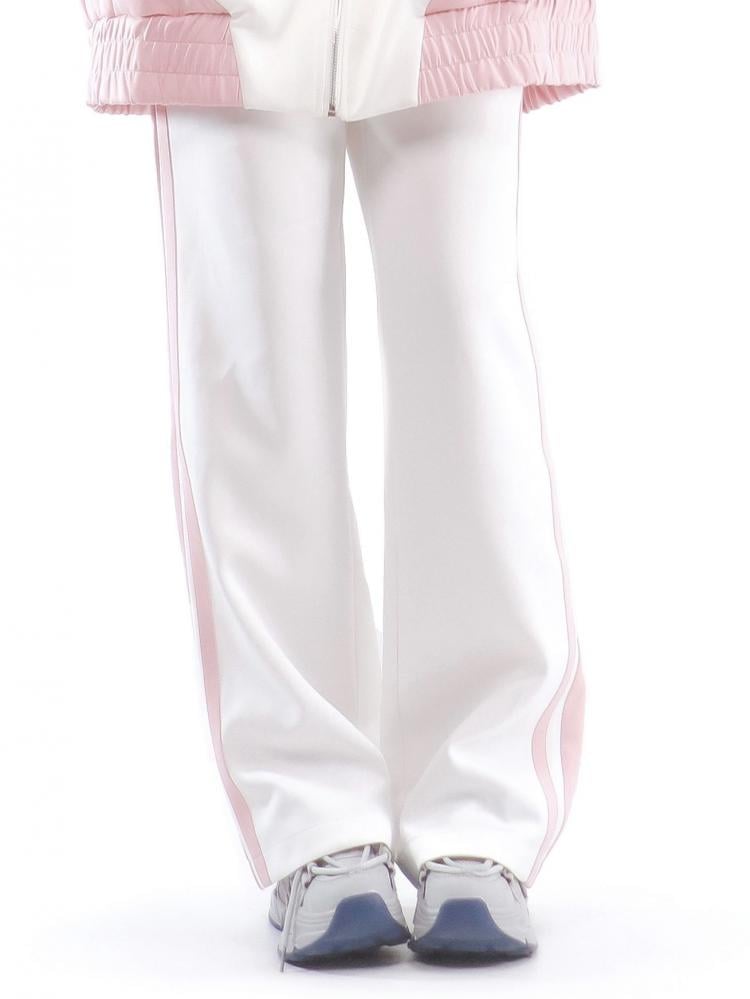 Pink and White Landmine Style Sportwear Pants