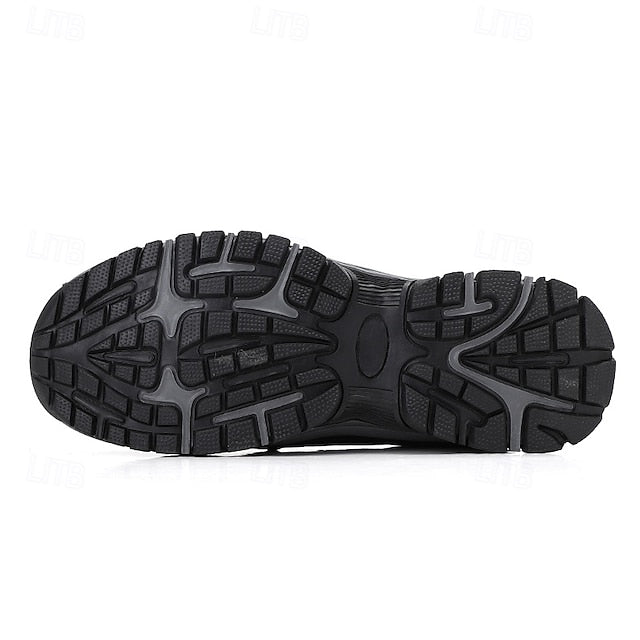 Men's Breathable Mesh Slip-on Sneakers with Rubber Sole -