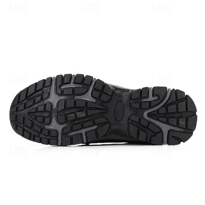 Men's Breathable Mesh Slip-on Sneakers with Rubber Sole -