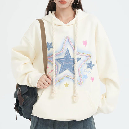 star patch hoodie boogzel clothing