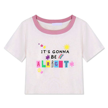 Sweet Summer Crop Top - S / White - Tops