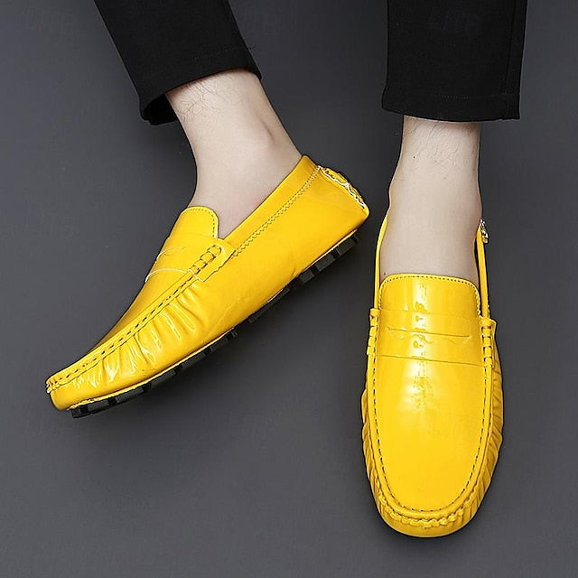 Men's Penny Driving Loafers & Slip-Ons PU Leather