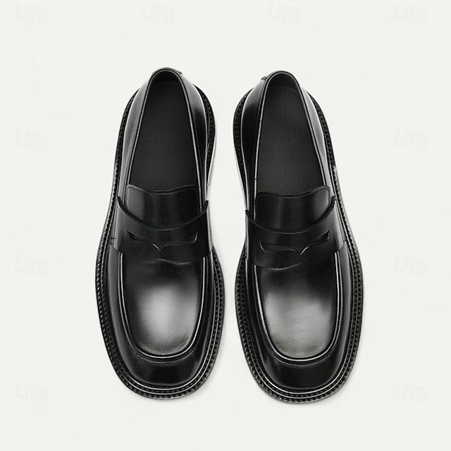 Men's Formal Leather Shoes in Brown and Tan with Wingtip