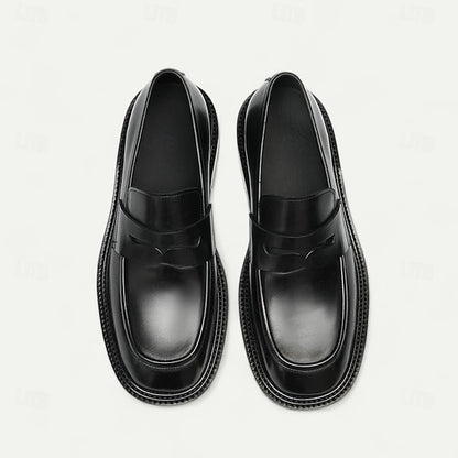 Men's Formal Leather Shoes in Brown and Tan with Wingtip