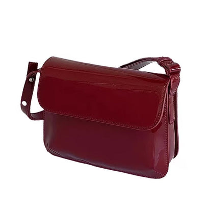 Vintage Red Lacquered Bag