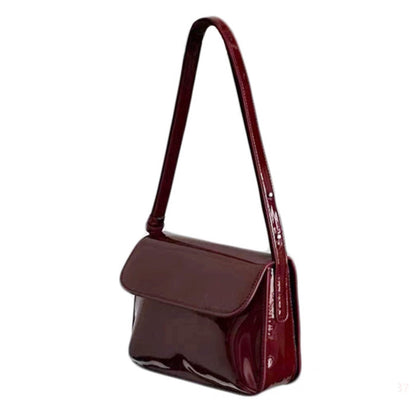 Vintage Red Lacquered Bag