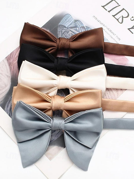 Bow Colors Multiple in Men's Satin Tie