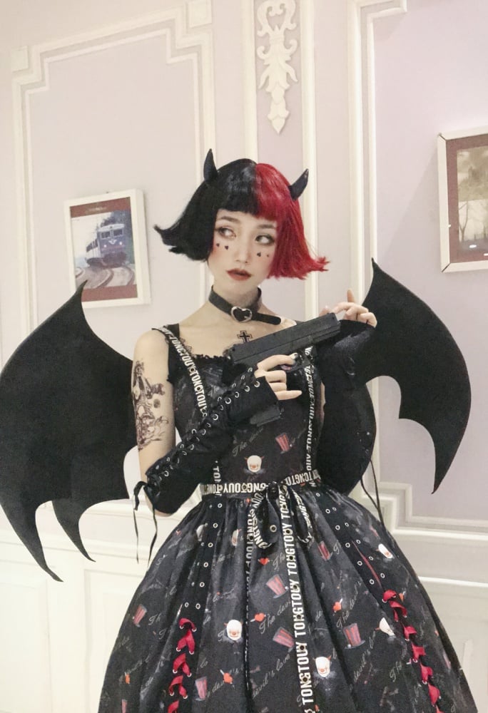 Halloween Lolita Gothic Jumper Skirt