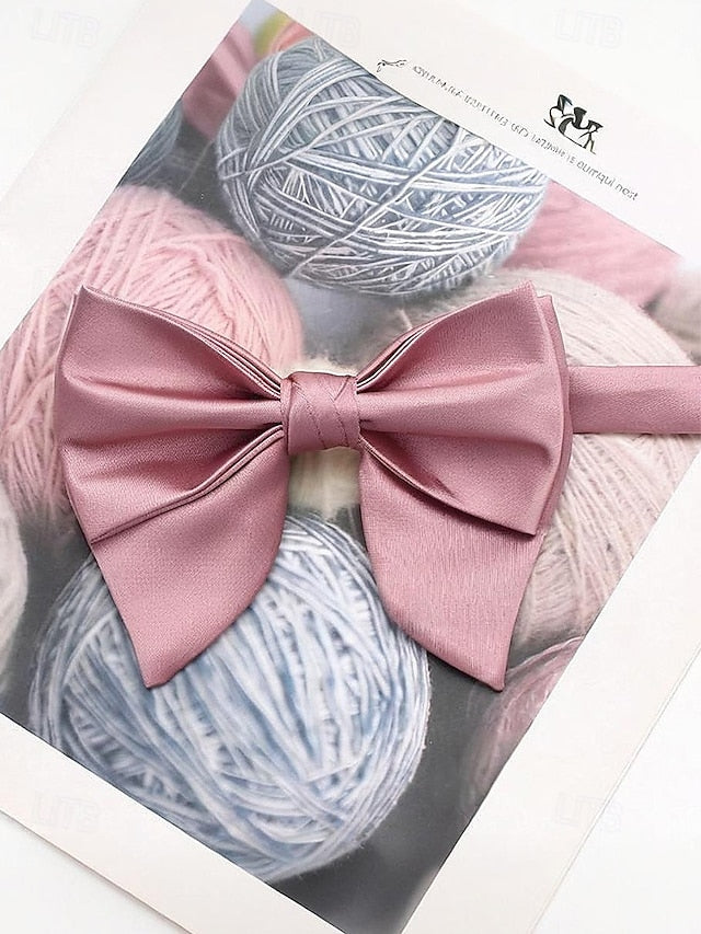 Bow Colors Multiple in Men's Satin Tie