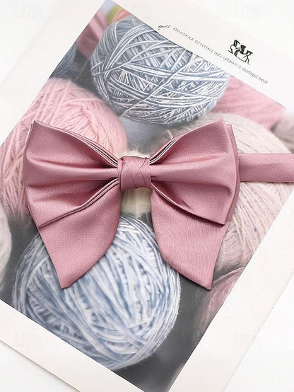 Bow Colors Multiple in Men's Satin Tie