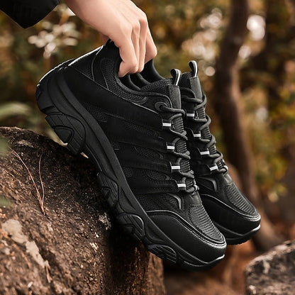 Men's Beige Outdoor Hiking Sneakers - Lightweight