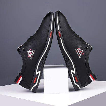 Men's White Slip-On Sports Sneakers – Lightweight