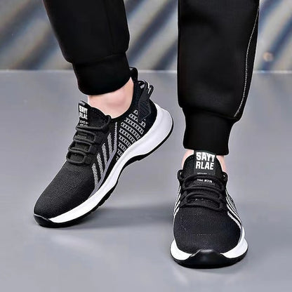Men's Sneakers Casual Shoes Sporty Look Flyknit Shoes