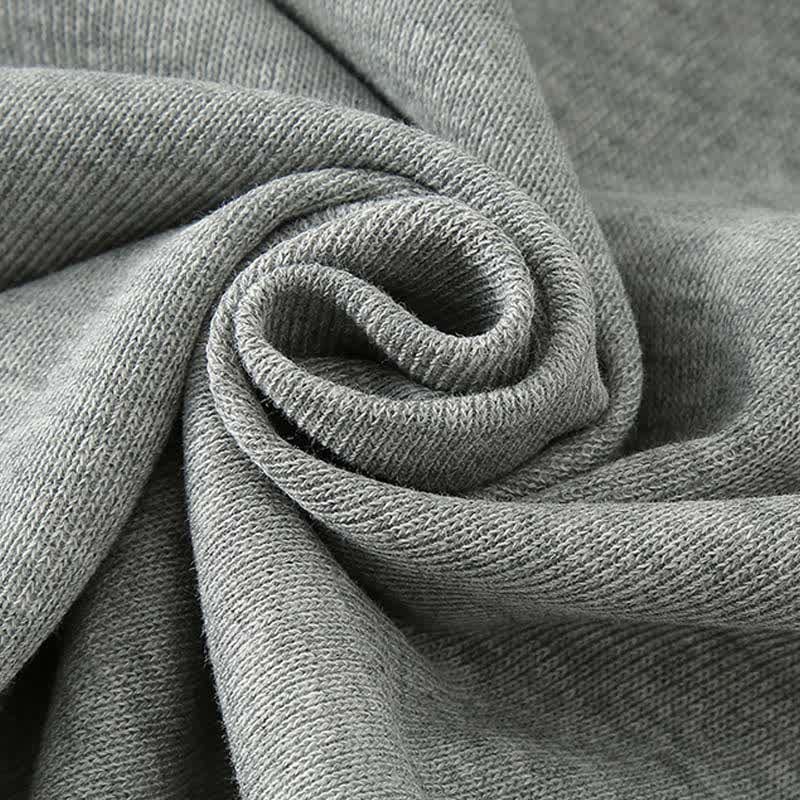 Wide Leg Zipper T-Shirt Pants Casual Draw String