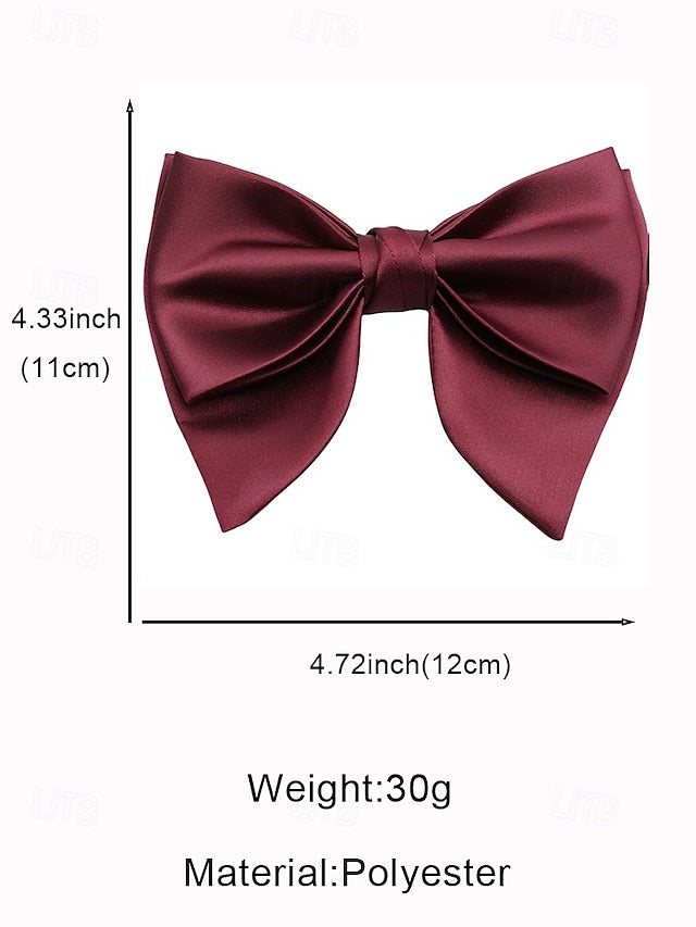 Bow Colors Multiple in Men's Satin Tie