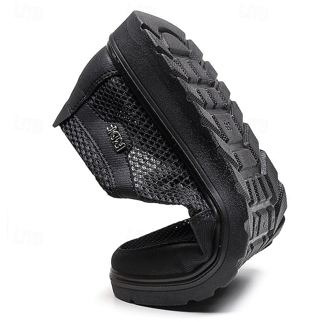 Men's Breathable Slip-On Mesh Sneakers - Lightweight and