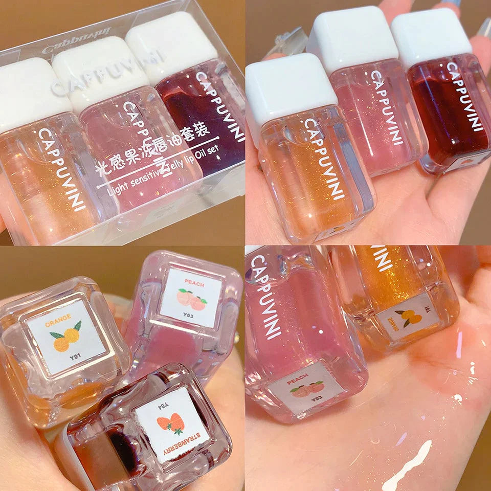 Cute Mini Square Transparent Lip Gloss