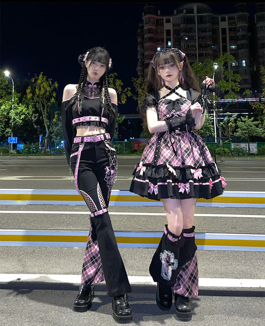 Tenues Kawaii Harajuku Noir Rose ON812 