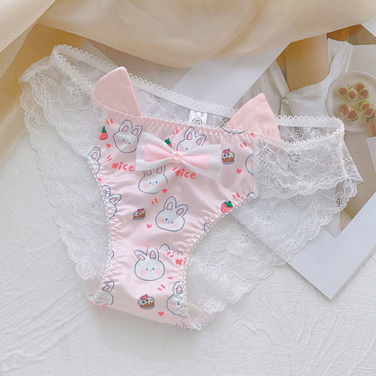 Cute Bunny Lace Panties