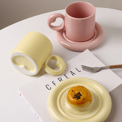 Heart-shaped Cup and Plate - Heartzcore