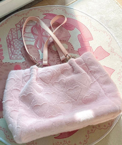 Pink Heart Bag Purse - Heartzcore