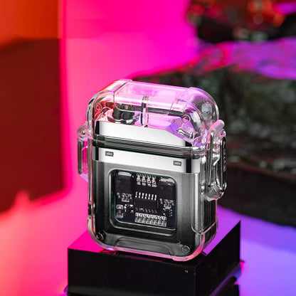 Legierung Rotary Gyro Typ-C Aufladen Elektrisches Feuerzeug MK19222 