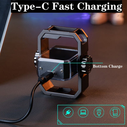 Legierung Rotary Gyro Typ-C Aufladen Elektrisches Feuerzeug MK19222 