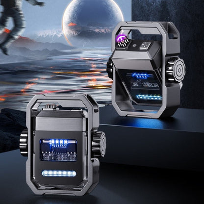 Legierung Rotary Gyro Typ-C Aufladen Elektrisches Feuerzeug MK19222 