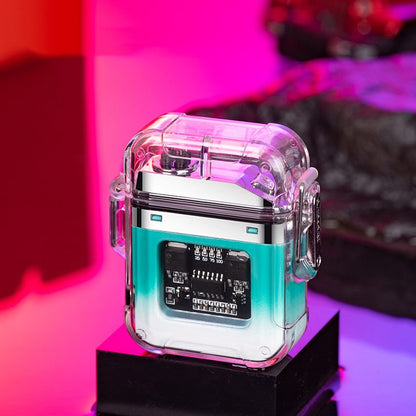 Legierung Rotary Gyro Typ-C Aufladen Elektrisches Feuerzeug MK19222 