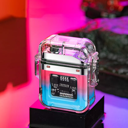 Legierung Rotary Gyro Typ-C Aufladen Elektrisches Feuerzeug MK19222 