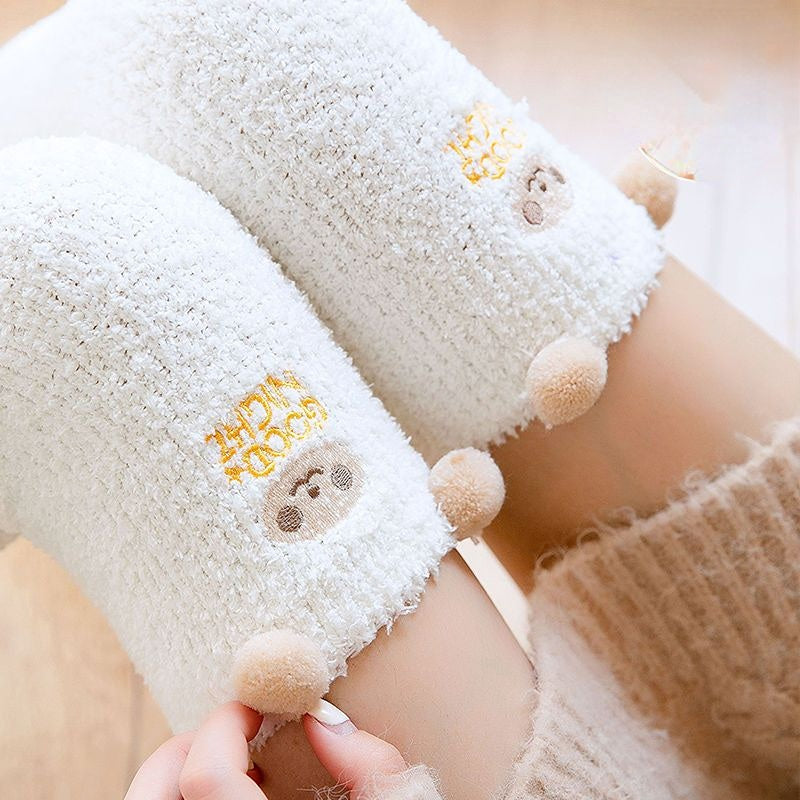 Fluffy Friends Animal Winter Long Socks MK18626