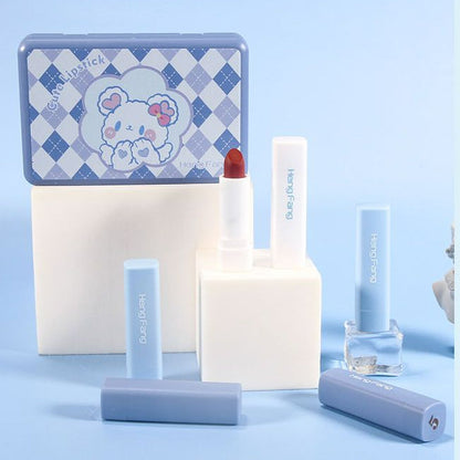 Coffret de 6 mini rouges à lèvres Cute Bunny