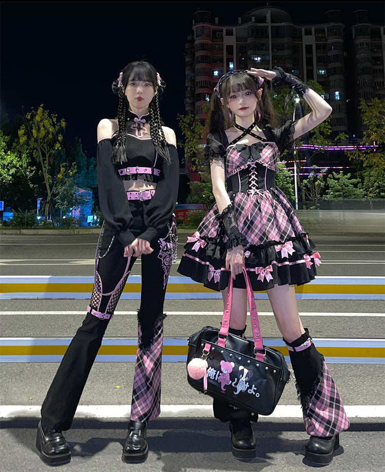 Tenues Kawaii Harajuku Noir Rose ON812 