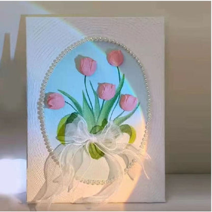 3D DIY Tulpenperlenmalerei Dekoration